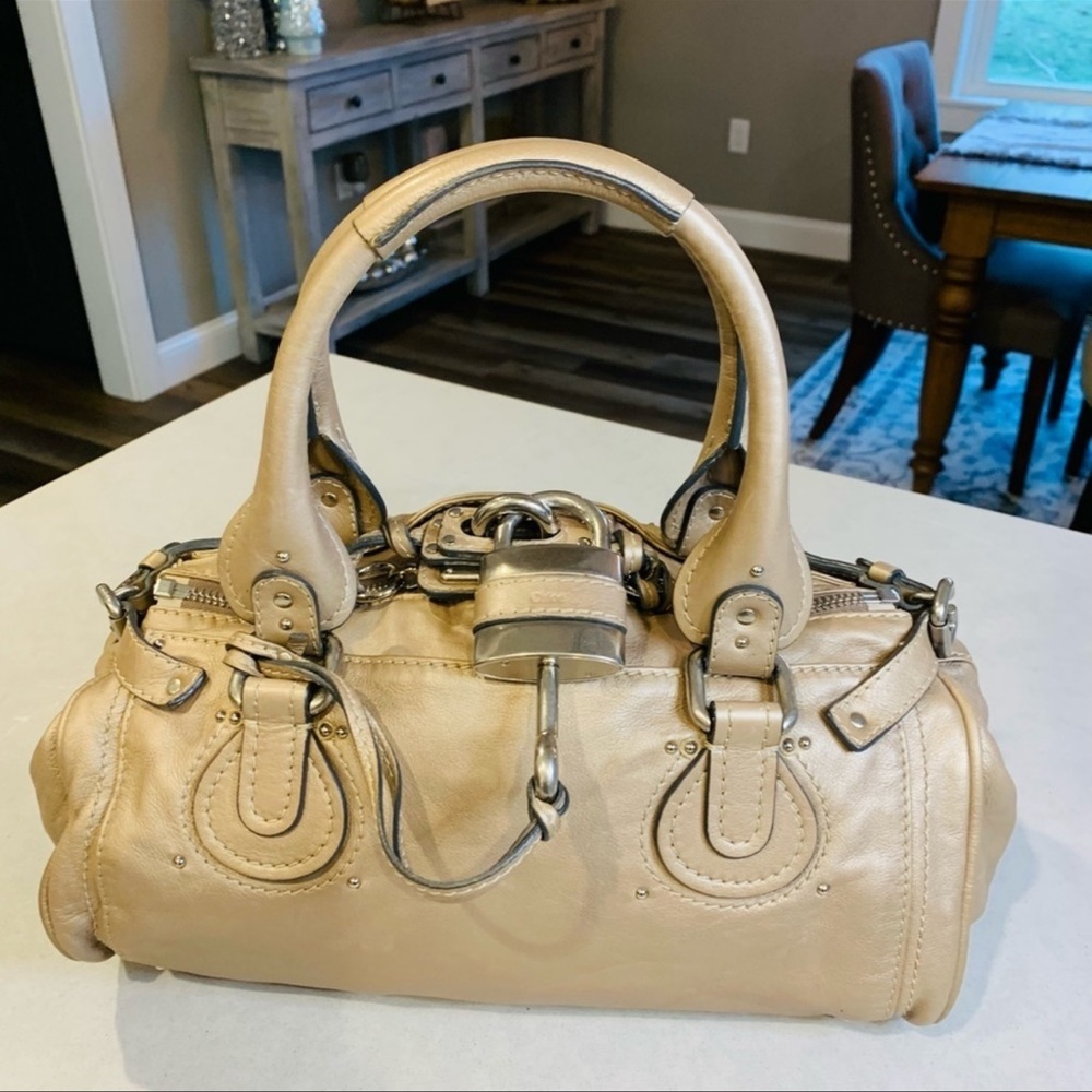 COPY - COPY - Chloe Paddington Sachet Tan Purse